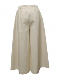 Dune_ Pantaloni culotte in twill bianco avorio acquista online