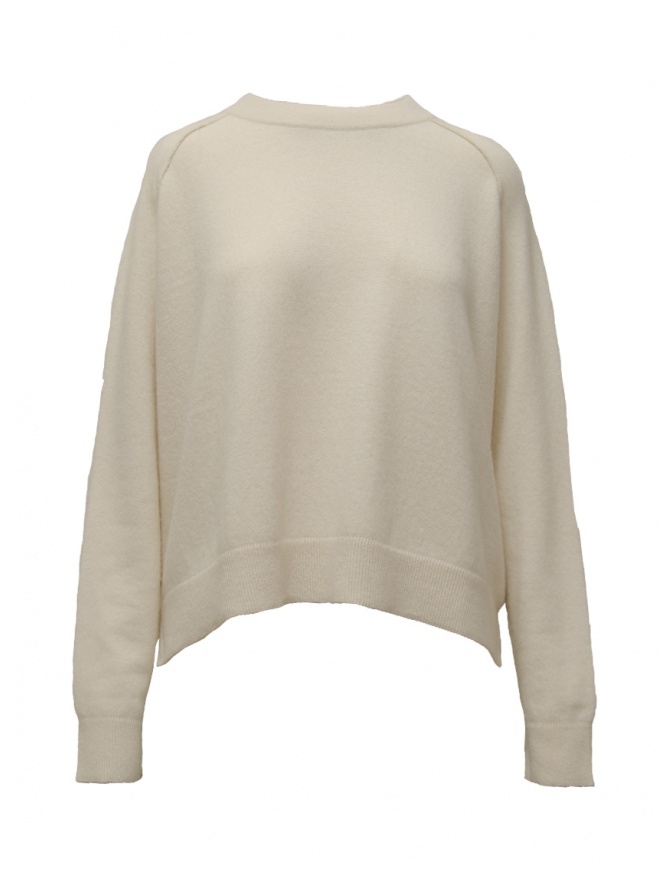 Dune_ Pullover in cashmere beige chiaro 02 40 K27U ANTIQUE WHITE maglieria donna online shopping