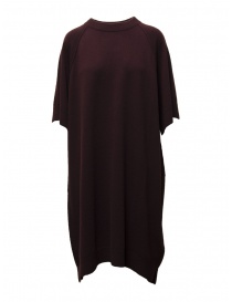 Dune_ Abito in cashmere rosso bordeaux online