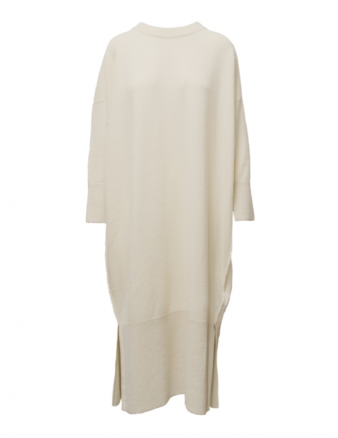 Dune_ Maxi sweater dress in antique white cashmere 02 40 K16U ANTIQUE WHITE womens dresses online shopping