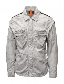 Parajumpers Millard PR white jacket with Wireframe print