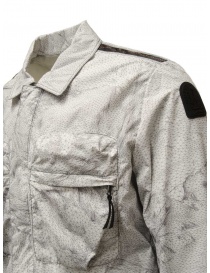 Parajumpers Millard PR white jacket with Wireframe print mens jackets buy online