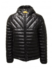 Parajumpers Miroku short thin shiny black down jacket