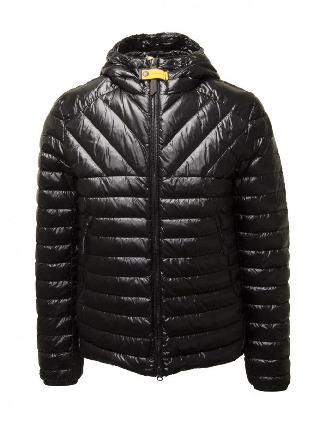 Parajumpers Miroku short thin shiny black down jacket PMPUTC02 MIROKU BLACK 0541 Parajumpers Miroku short thin shiny black down jacket PMPUTC02 MIROKU BLACK 0541 mens jackets online shopping