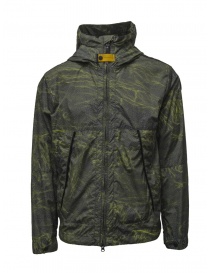 Parajumpers Marmolada PR giacca verde-gialla stampa Wireframe online