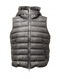 Parajumpers Karissa gilet imbottito grigio con cappuccio PWPUMH34 KARISSA ROCK 0767