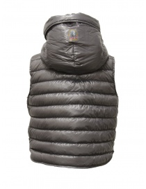 Parajumpers Karissa gilet imbottito grigio con cappuccio