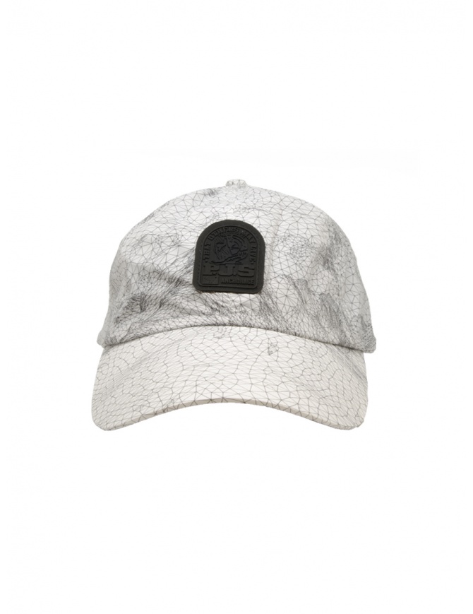Parajumpers Frame white cap with Wireframe print PAACHA41 FRAME WHITE P018 hats and caps online shopping