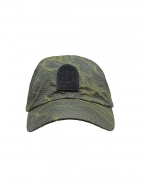 Cappelli online: Parajumpers Frame cappello verde stampa Wireframe