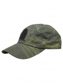 Parajumpers Frame cappello verde stampa Wireframe