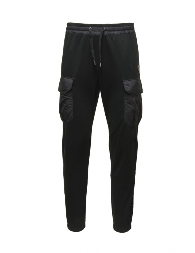 Parajumpers Kennet black multi-pocket sweatpants PMPAFP04 KENNET BLACK 0541 mens trousers online shopping