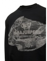 Parajumpers Corones felpa nera con stampa montagnashop online maglieria uomo