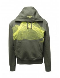 Maglieria uomo online: Parajumpers Latemar felpa verde stampa Marmolada