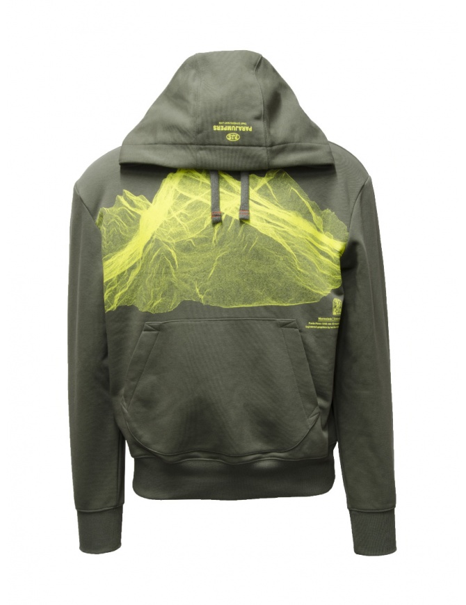 Parajumpers Latemar green sweatshirt with Marmolada print PMFLMZ02 LATEMAR TOUBRE 0201 Parajumpers Latemar green sweatshirt with Marmolada print PMFLMZ02 LATEMAR TOUBRE 0201 men s knitwear online shopping