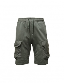 Mens trousers online: Parajumpers Boyce green multi-pocket shorts