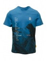 Parajumpers Limestone t-shirt blu con stampa acquista online PMTSAV02 LIMESTONE BLUE J. 0314