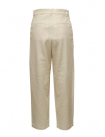 Dune_ Pantaloni in cotone bianco avorio acquista online