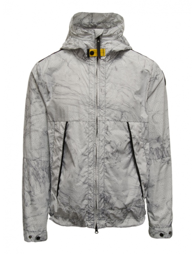 Parajumpers Marmolada PR bianco stampa Wireframe PMJKMW01 MARMOLADA WHITE P018 giubbini uomo online shopping