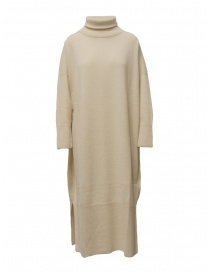 Dune_ High-neck maxi dress in beige cashmere 02 40 K15U ONICE