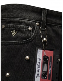 Victory Gate jeans neri con le borchie jeans uomo prezzo