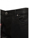Victory Gate black rubberized jeans price VG1SMSLIMFESPAL.BK shop online
