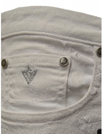 Victory Gate jeans flare gommati bianchi jeans donna acquista online