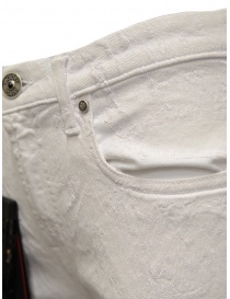 Victory Gate white rubberized flare jeans buy online price