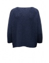 Ma'ry'ya blue cotton blend boxy sweater YMK013 A6BLUE price