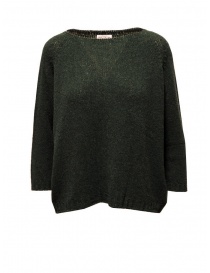 Ma'ry'ya maglia squadrata in cotone verde muschio YMK013 A4MOSS GREEN order online