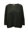 Ma'ry'ya maglia squadrata in cotone verde muschio acquista online YMK013 A4MOSS GREEN