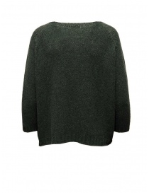 Ma'ry'ya moss green cotton squared sweater buy online