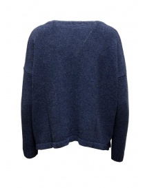 Ma'ry'ya sweater in mid-blue cotton with pocket price