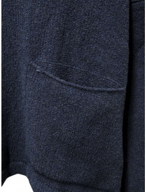 Ma'ry'ya sweater in mid-blue cotton with pocket