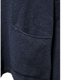 Ma'ry'ya sweater in mid-blue cotton with pocket buy online