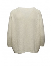 Ma'ry'ya maglia in cotone bianco latte acquista online