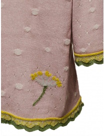 M.&Kyoko antique pink T-shirt with yellow flowers buy online