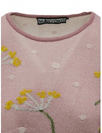 M.&Kyoko antique pink T-shirt with yellow flowers women s knitwear buy online