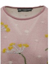 M.&Kyoko antique pink T-shirt with yellow flowers BDH01035WA PINK buy online