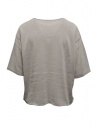 Fuga Fuga grey knit T-shirt with floating clouds BDH07028WA LIGHTGRAY price