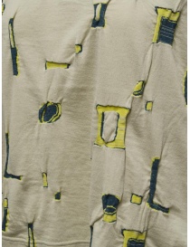 Fuga Fuga beige T-shirt with green-yellow geometric pattern price