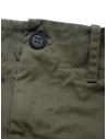 Monobi chino pants in military green organic gabardine price 14150138 VERDE MILITARE 14960 shop online