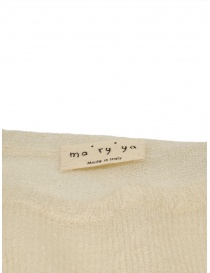 Ma'ry'ya maglia sottile in mohair e seta bianca avorio maglieria donna acquista online