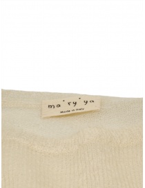 Ma'ry'ya thin sweater in ivory white mohair and silk women s knitwear buy online