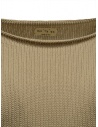 Ma'ry'ya beige cotton sweater with boat neckline YMK040 E3CORDA price