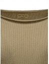 Ma'ry'ya pullover in cotone beige scollo a barchetta YMK040 E3CORDA prezzo