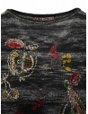 M.&Kyoko melange black T-shirt with embroidered fruit BDH01020WA BLACK buy online