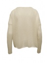 Ma'ry'ya thin sweater in ivory white mohair and silk shop online women s knitwear