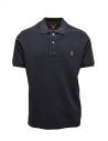 Parajumpers Patch short-sleeved blue polo shirt buy online PMPOPO02 PATCH DARK AVIO 0300