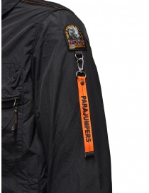 Parajumpers Millard black windproof shirt jacket mens shirts buy online