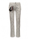 Victory Gate studded flare jeans in white buy online VG1SWBOYSTSTUD.WT